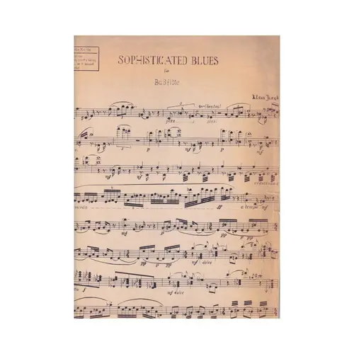 Sophisticated Blues Fur Bassflote