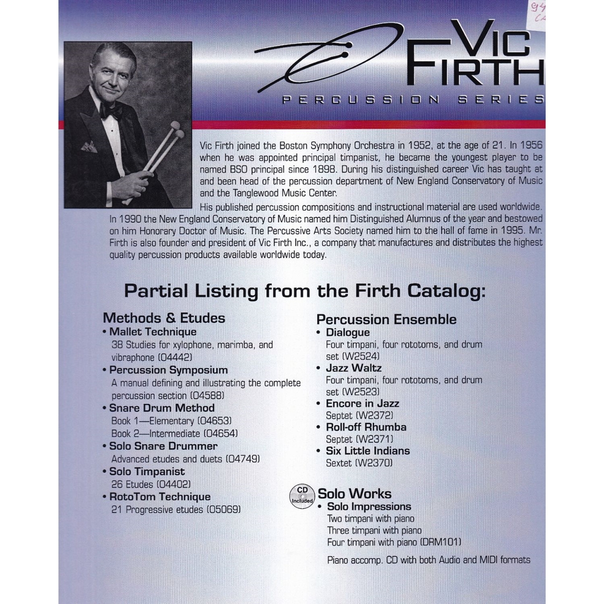 Snare Drum Method By Vic Firth Book 1 Elementary Snare Drum Method