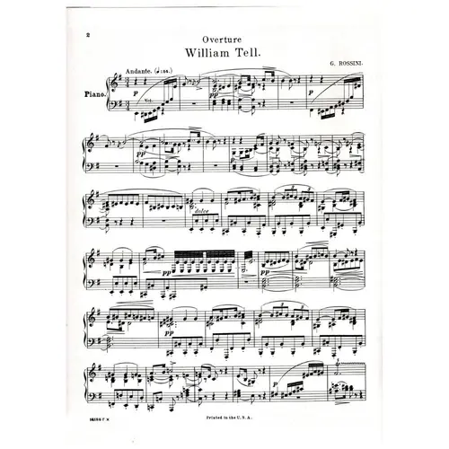 William Tell - piano - Overture
