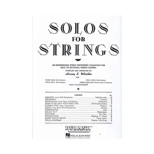 Solos For Strings - Viola Solo (First Position)