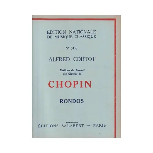 Rondos  (Rev. A. Cortot)  (Edição Antiga)