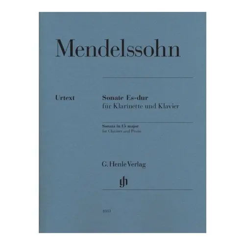 Sonate Es Dur Fur Klarinette Und Klavier - Urtext