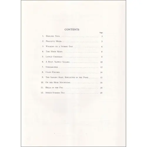 12 Short Piano Pieces - Op.83  (Ed 1644)