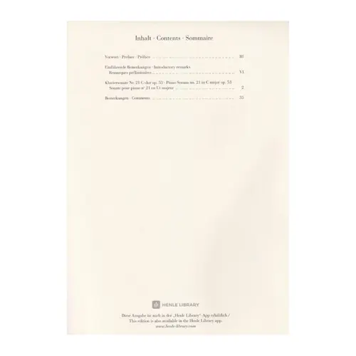 Piano sonata n.21 n C major Op.53 (Waldstein)