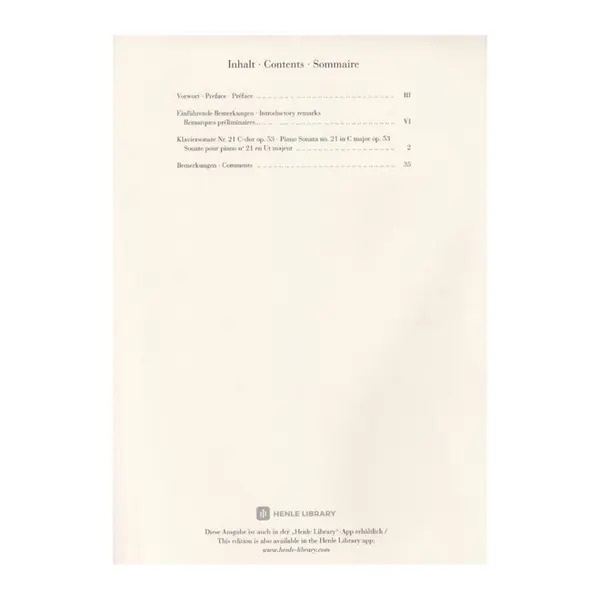 Piano sonata n.21 n C major Op.53 (Waldstein)
