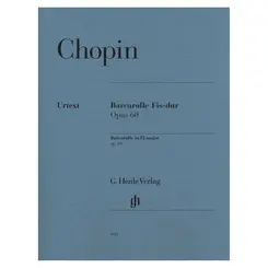 Barcarolle in F# major - Opus 60 - Urtext