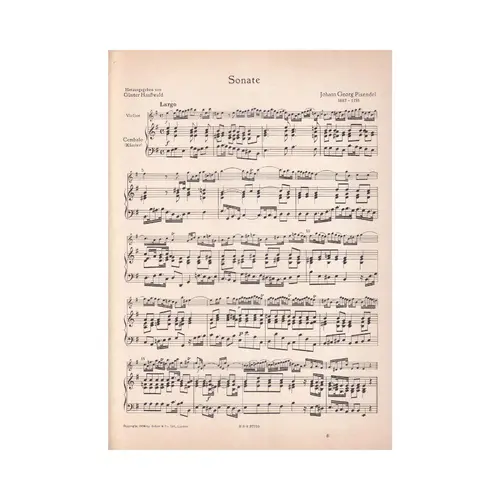 Sonate Fur Violine