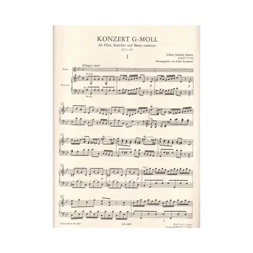 Konzert G Moll - Qv 5:193
