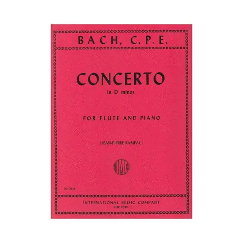 Concerto In D Minor For (Flute And Piano