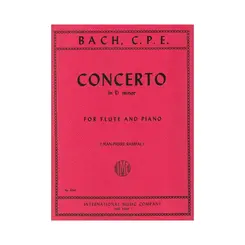 Concerto In D Minor For (Flute And Piano