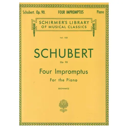 Four Impromptus - Op.90 - Ed 1125