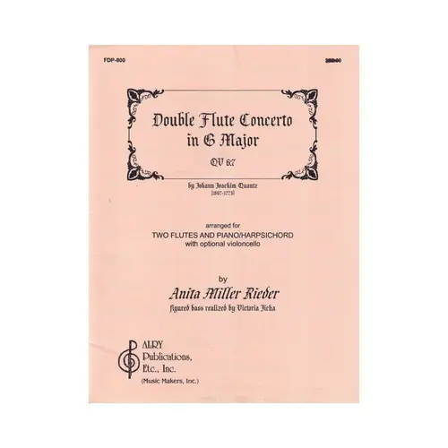 Double Flute Concerto In G Major Qu 6:7