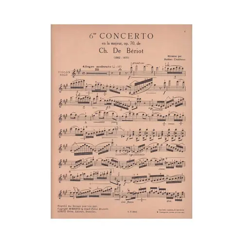 Concerto N.6 La Majeur