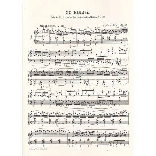 30 Progressive Studies Opus 46 - Piano