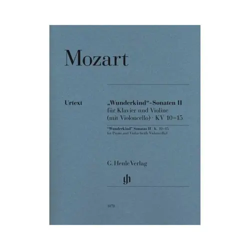 Wunderkind - Sonaten II Fur Klavier Und Violin - Kv 10 - 15
