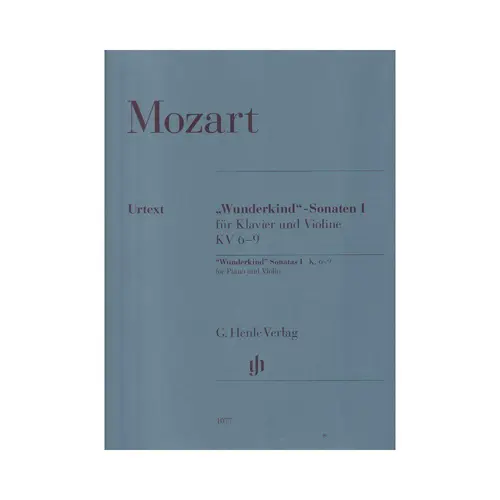 Wunderkind - Sonaten I Fur Klavier Und Violin - Kv 6 - 9