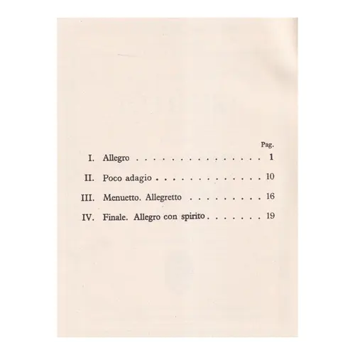 String Quartet D Major - Op.50 N.6 ( study score )
