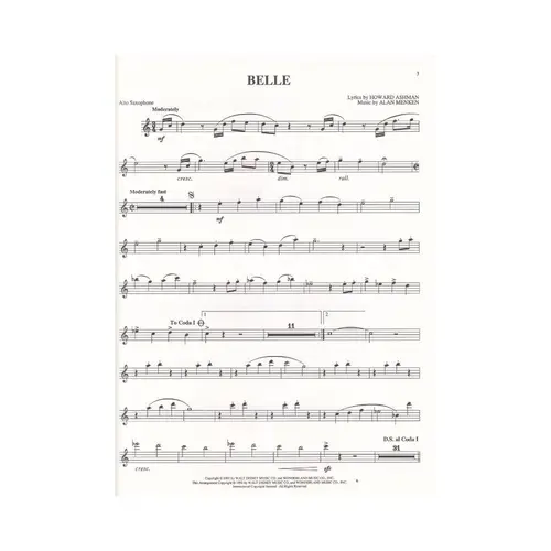 Beauty And The Beast(Sax Alto)