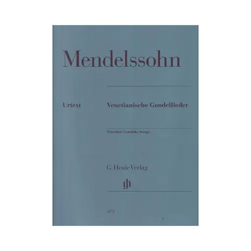 Venetianische Gondellieder - Urtext