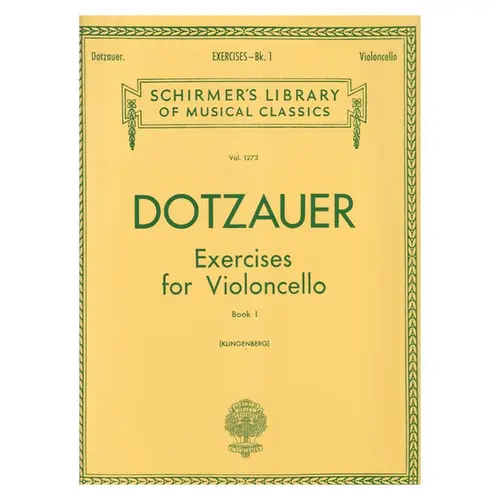 Exercises For Violoncello Volume 1