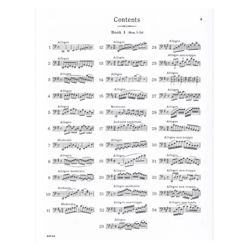 Exercises For Violoncello Volume 1