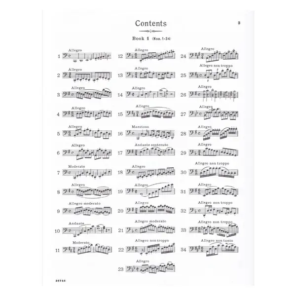 Exercises For Violoncello Volume 1