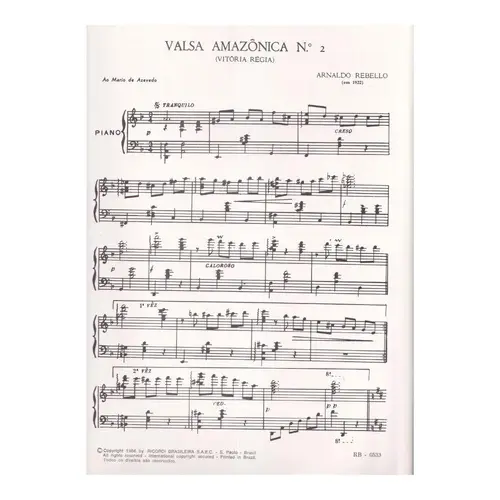 Valsa Amazonica N.2 (Vitória Regia)