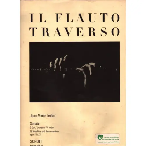 Sonate C Dur - Op.1 N.2 fur querflote und basso continuo