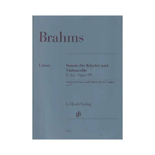 Sonate Fur Klavier Und Violoncello F-Dur - Op.99 - Urtext