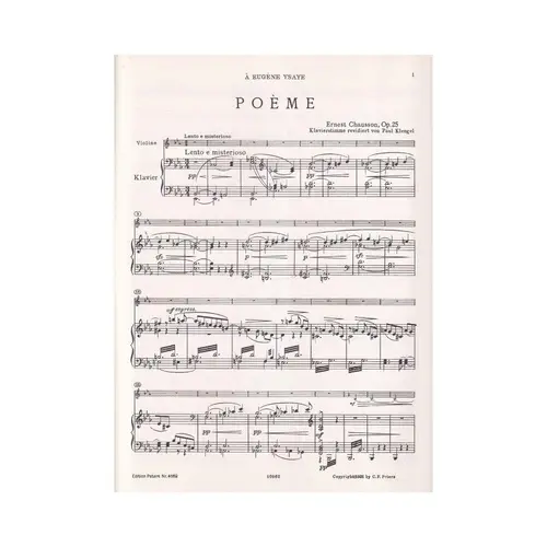 Poeme - Op.25