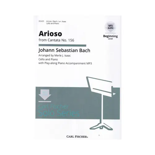 Arioso From Cantata 156 - Cello And Piano