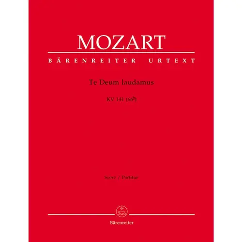 Te Deum Laudamus - Kv 141 (66B) - Score