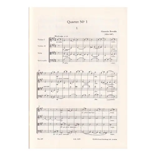 String Quartet N.1   A Major