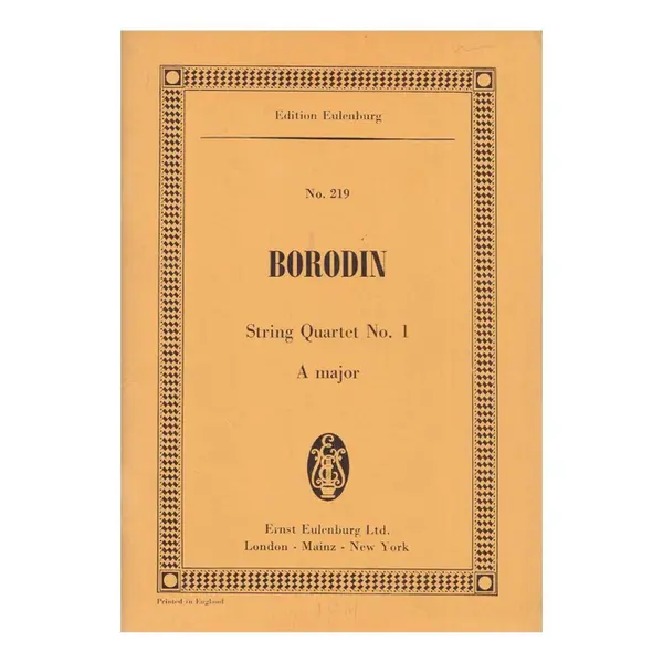 String Quartet N.1   A Major