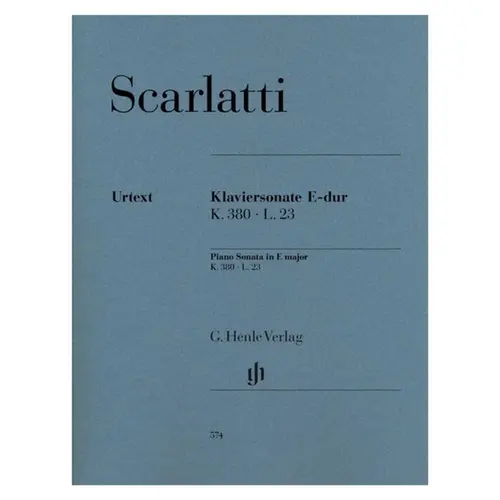 Klaviersonate E-Dur K. 380 . L. 23