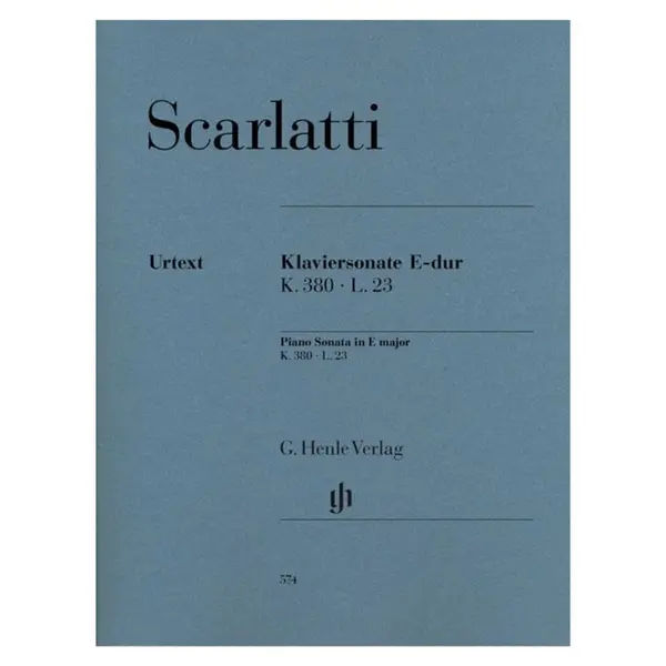 Klaviersonate E-Dur K. 380 . L. 23