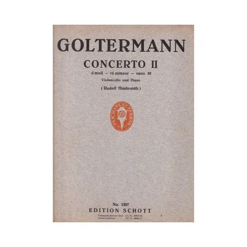 Concerto IID Moll- Op.30