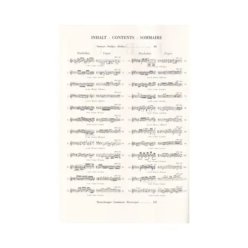 Das Wohltemperierte Klavier - Vol.1 - Studien - Edition