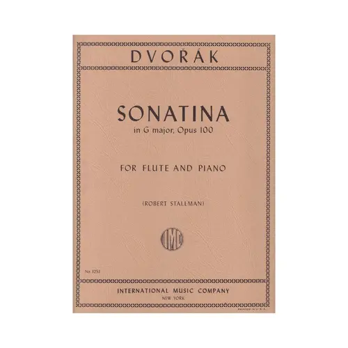 Sonatina In G Major For Flute And Piano - Op.100