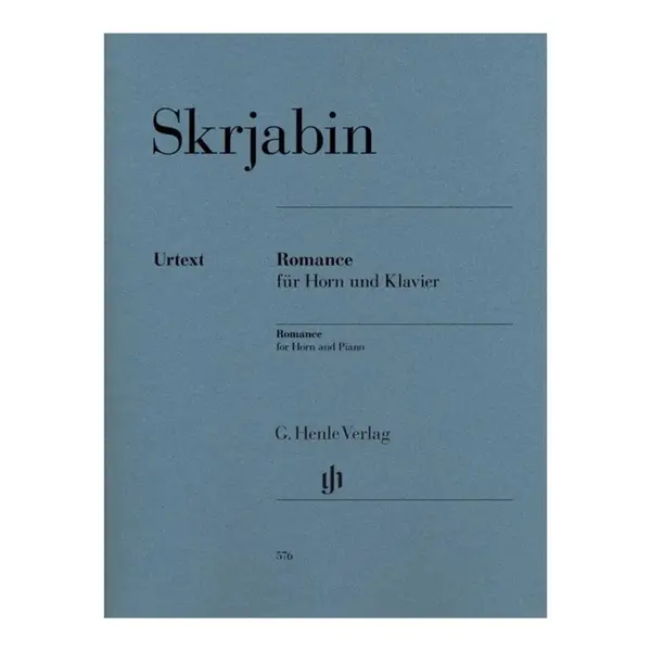 Romance Fur Horn Und Klavier - Urtext