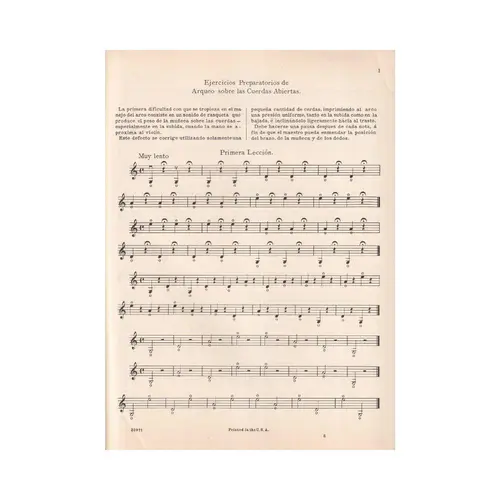 Método Para Aprender El Violin - Vol.1 (Ed 1086)