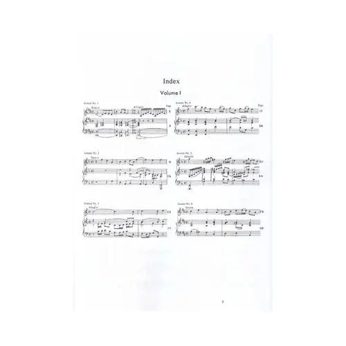 Twelve Sonatas For Violin - Op.5 Vol.1  (Ed 1903)
