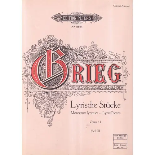 Lyrische Stucke - Op.43 Vol.3