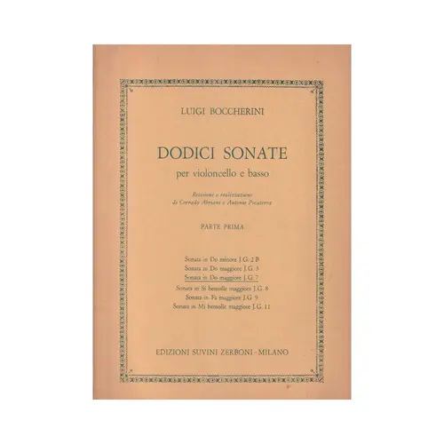Sonata In Do Maggiore J.G.7 - Dodici Sonate