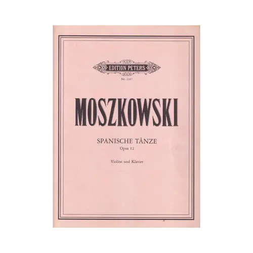 Spanische Tanze - Op.12  (Violino)