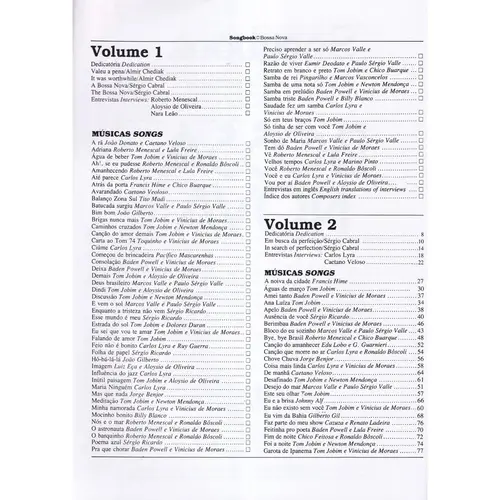 Songbook Bossa Nova - Vol.2