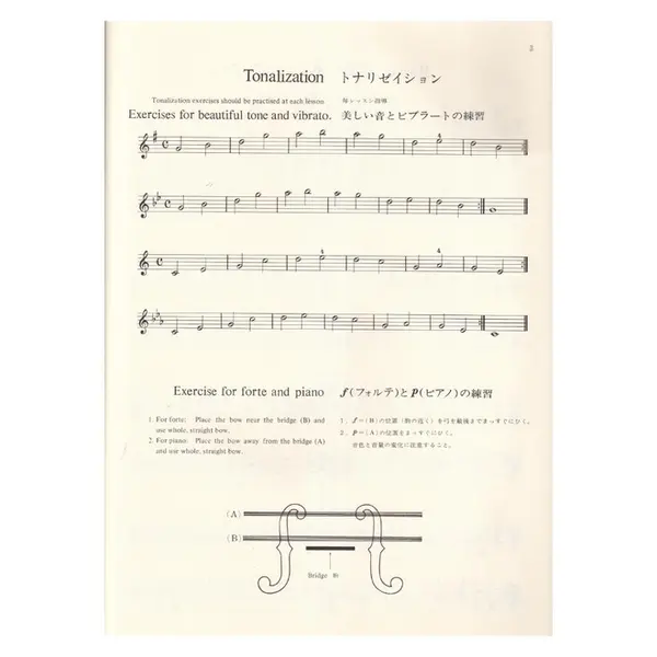 Suzuki Violin School Vol.05 - Parte violino e piano  (edição japonesa)