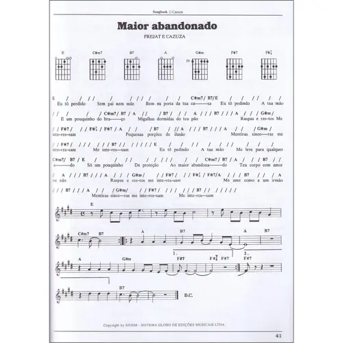 Songbook Cazuza Vol.1