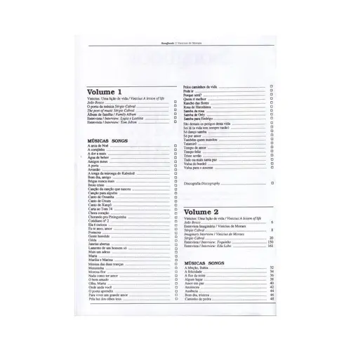 Songbook Vinicius de Moraes Vol.2