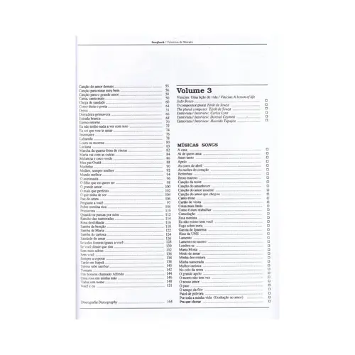 Songbook Vinicius de Moraes Vol.2